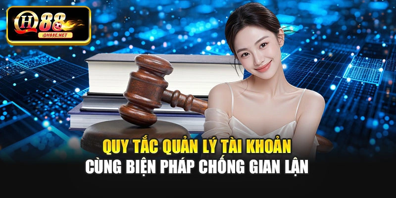 Quy tắc quản lý tài khoản cùng biện pháp chống gian lận